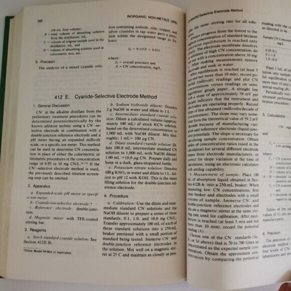 1981 Vintage Water Standards Book, Large Blue Book Technical Book Shelf Decor - Picture 7 of 10